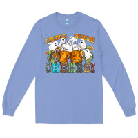 Colony Blue western cheers with ghosts Long Sleeve Tee - NancyCooperArtShop