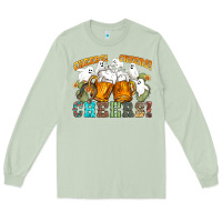 Matcha western cheers with ghosts Long Sleeve Tee - NancyCooperArtShop