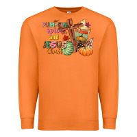 Carrot Pumpkin spice and Jesus christ Premium Sweatshirt - NancyCooperArtShop