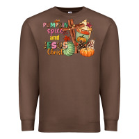 Chestnut Pumpkin spice and Jesus christ Premium Sweatshirt - NancyCooperArtShop