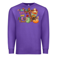 Purple Pumpkin spice and Jesus christ Premium Sweatshirt - NancyCooperArtShop