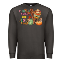 Smoke Pumpkin spice and Jesus christ Premium Sweatshirt - NancyCooperArtShop