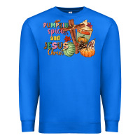 True Royal Pumpkin spice and Jesus christ Premium Sweatshirt - NancyCooperArtShop