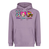 Lavender Peace love Easter Heavyweight Hoodie - NancyCooperArtShop