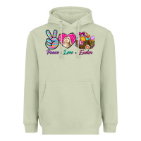 Matcha Peace love Easter Heavyweight Hoodie - NancyCooperArtShop