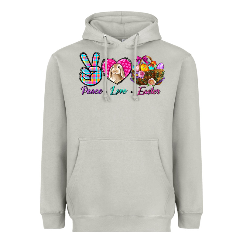 Peace Love Easter Heavyweight Hoodie by NancyCooperArtShop | Teevron
