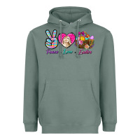 Sage Peace love Easter Heavyweight Hoodie - NancyCooperArtShop