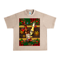 French Oak snow and beer bottles Urban Heavy Tee - AdoDesignShop