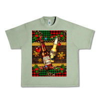 Oil Green snow and beer bottles Urban Heavy Tee - AdoDesignShop