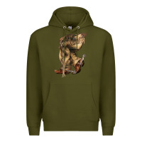 Army Green Cowboy boots western Premium Hoodie - HowdyJamesFarm