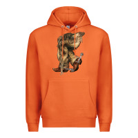Carrot Cowboy boots western Premium Hoodie - HowdyJamesFarm