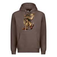 Coffee Cowboy boots western Premium Hoodie - HowdyJamesFarm