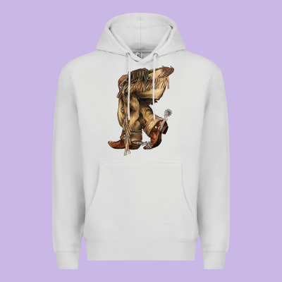 Cowboy Boots Western Premium Hoodie Designed By Howdyjamesfarm