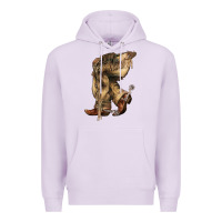 Lilac Cowboy boots western Premium Hoodie - HowdyJamesFarm