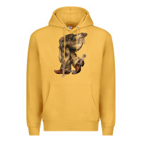 Mustard Cowboy boots western Premium Hoodie - HowdyJamesFarm