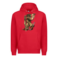 Red Cowboy boots western Premium Hoodie - HowdyJamesFarm