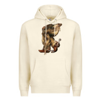 Sandshell Cowboy boots western Premium Hoodie - HowdyJamesFarm