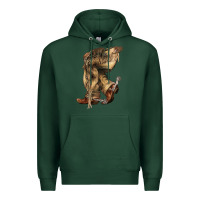 Sports Green Cowboy boots western Premium Hoodie - HowdyJamesFarm