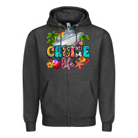 Charcoal Heather cruise life Zipper Hoodie - Artiststas