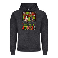 Vintage Black Christmas tree cake junkie Vintage Hoodie - Jasminsmagicworld