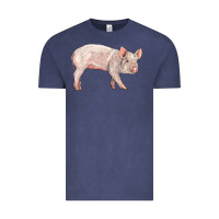 Vintage Denim american yorkshire pig  baby Vintage Tee - LillyAllenDesigns