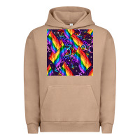 Pigment Burro lgbt flag seamless pattern Urban Hoodie - FaDigitalArtStudio