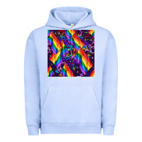 Pigment Grape Ice lgbt flag seamless pattern Urban Hoodie - FaDigitalArtStudio