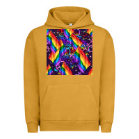 Pigment Peanut Butter lgbt flag seamless pattern Urban Hoodie - FaDigitalArtStudio