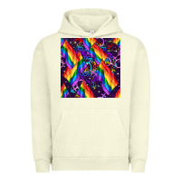 Pigment Pistachio lgbt flag seamless pattern Urban Hoodie - FaDigitalArtStudio