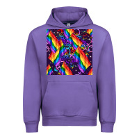 Tulip lgbt flag seamless pattern Urban Hoodie - FaDigitalArtStudio
