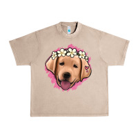French Oak jack russel floral kopyası Urban Heavy Tee - Jasminsmagicworld