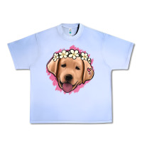 Grape Ice jack russel floral kopyası Urban Heavy Tee - Jasminsmagicworld