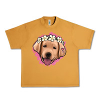 Peanut Butter jack russel floral kopyası Urban Heavy Tee - Jasminsmagicworld