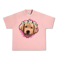 Salmon jack russel floral kopyası Urban Heavy Tee - Jasminsmagicworld