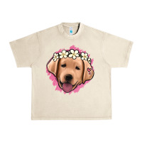 Sandshell jack russel floral kopyası Urban Heavy Tee - Jasminsmagicworld