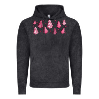 Vintage Black pink christmas cakes Vintage Hoodie - Jasminsmagicworld