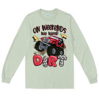 Matcha on weekends we wear dirt Long Sleeve Tee - MaliasSmallBusiness