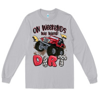 Moon Dust on weekends we wear dirt Long Sleeve Tee - MaliasSmallBusiness