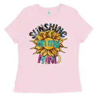 Bubblegum Pink sunshine on my mind Ladies Tee - SublimationCraftShop