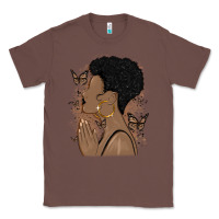 Chestnut black woman praying Classic Tee - MaliasSmallBusiness