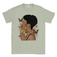 Matcha black woman praying Classic Tee - MaliasSmallBusiness