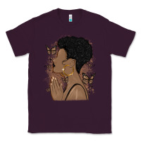 Plum black woman praying Classic Tee - MaliasSmallBusiness