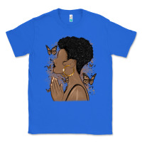 True Royal black woman praying Classic Tee - MaliasSmallBusiness