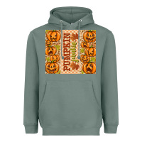 Sage Fall Pumpkin Junkie Heavyweight Hoodie - texasbilliewilder