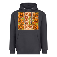 Smoke Fall Pumpkin Junkie Heavyweight Hoodie - texasbilliewilder