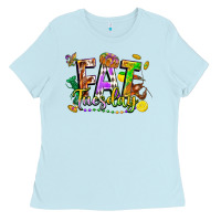 Baby Blue fat tuesday Ladies Tee - FaDigitalArtStudio