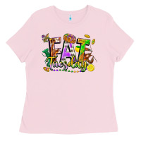 Bubblegum Pink fat tuesday Ladies Tee - FaDigitalArtStudio