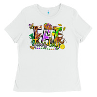 White fat tuesday Ladies Tee - FaDigitalArtStudio