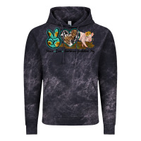Cloud Black peace love yorkshire pig Vintage Hoodie - LillyAllenDesigns