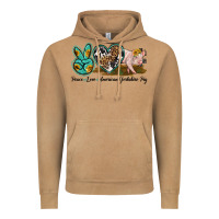 Vintage Camel peace love yorkshire pig Vintage Hoodie - LillyAllenDesigns